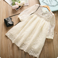 Sweety Hollow Girls Lace Dress 2017 Summer Baby Girl Dresses Princess Costumes Infant Embroidery Lace Dress