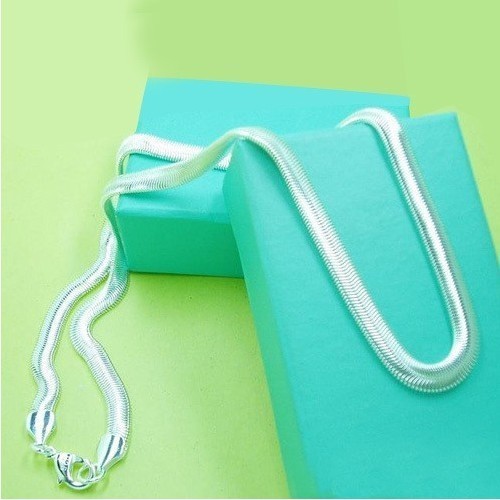 N367 Christmas gift best price 2013 925 sterling silver Fashion 6mm snake chains necklace Wholesale Jewelry