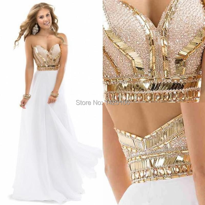 vestidos de noche largos elegantes brillantes