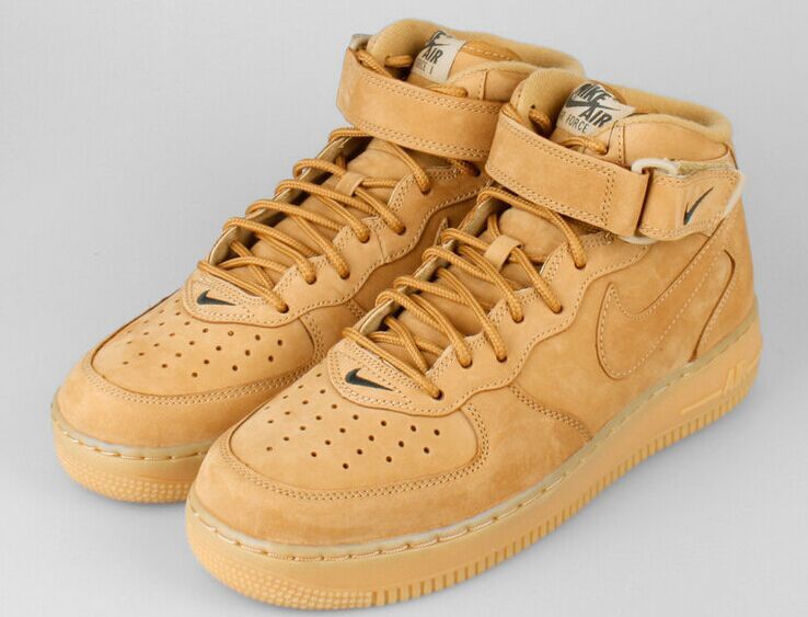 nike air force 1 mid hombre beige
