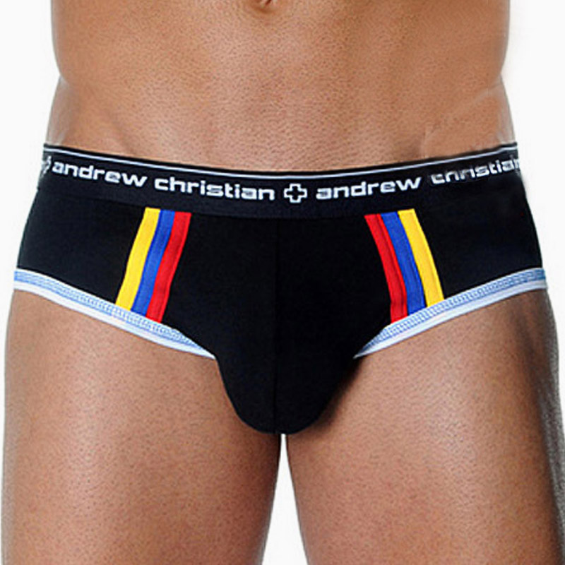 2pcs Men Underwear Brief Sexy Mens Underwear Briefs Cotton Underpants Gay Penis Pouch Wonderjock High Quality