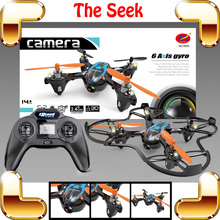 New Coming Gift Seek 2.4G 4CH RC Quadcopter Mini Strong Aircraft Electric Machine Fighter Helicopter With Camera Set Radio