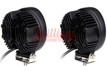1PCS 4INCH 27W ROUND SQUARE LED WORK LIGHT 12V 24V SPOT BEAM FOR 4x4 OFFROAD ATV