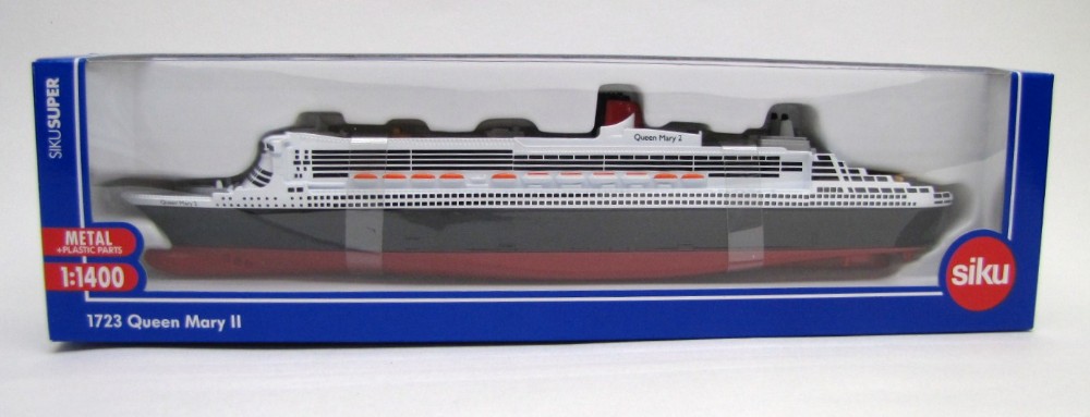 1:1400 Queen Mary 2 Diecast Siku Model Ships Alloy Kid Collect Gift Toys 1723 