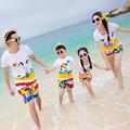 Family Look Clothing Mother Daughter Matching Father and Son Clothes Set T shirt Shorts Family Matching