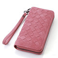 Retro Fashion Large Capacity Wallet Women Delicate Woven Pattern Tassel Purse Vintage Desginer Knitting Hand held