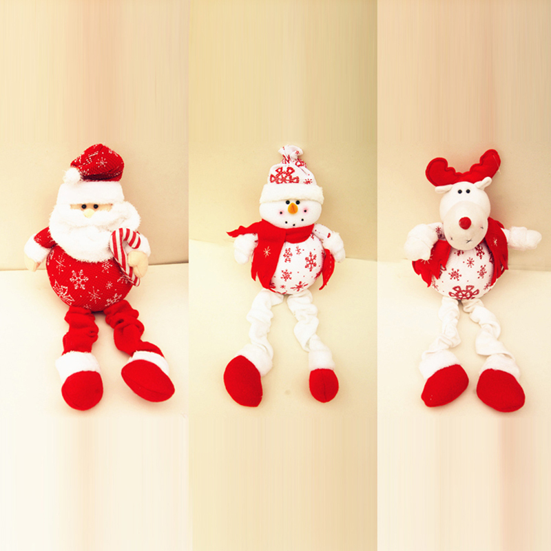 -Christmas-Decoration-Adorable-Santa-Claus-Snowman-Indoor-Christmas ...