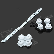 NEW original Repair Parts Replacement Buttons Keypad Set for PSP Slim/PSP 2000 –white