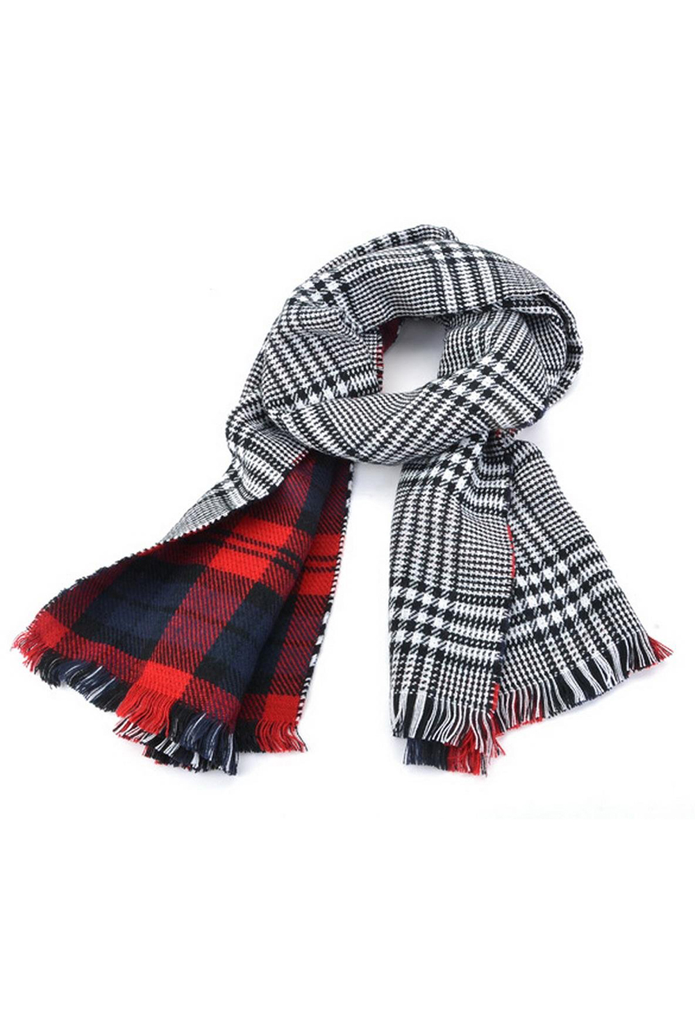 DSGS 10x Lady Women s Long Check Plaid font b Tartan b font Scarf s Shawl