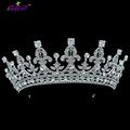 High Quality Wedding Bridal Jewelry Silver Flower Tiara Crown Headbands W Clear Crystals 05365R