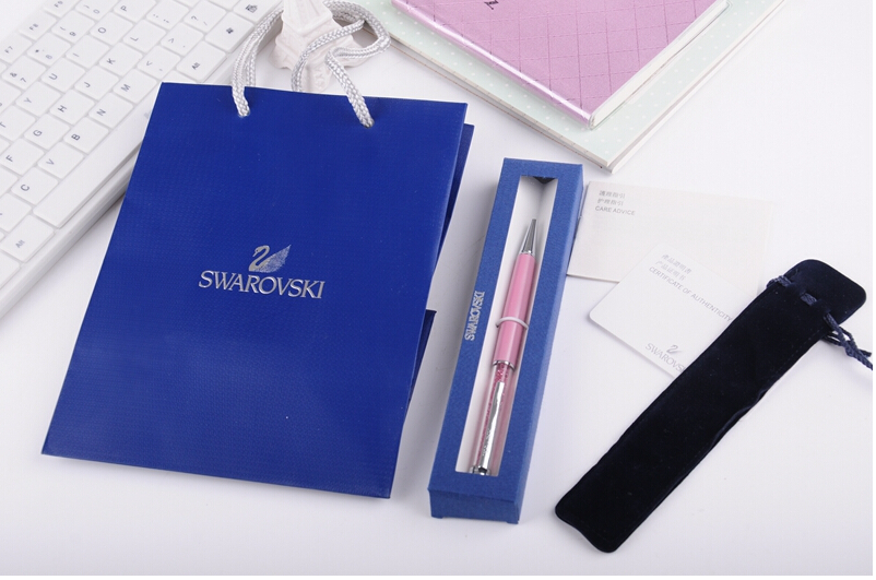 new Swarovski crystal pen with gift box case handbag and pouch bag lady student lovely crystals stellar Pen