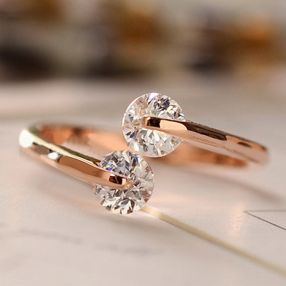 Italina Openings Wedding Rings for women CZ Diamond Jewelry anel de plata 925 bague femme anillos
