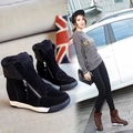 2016 autumn and winter within the increased double high end women s shoes to help casual