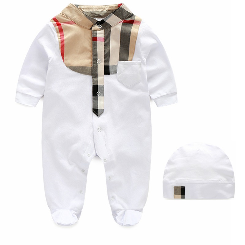 Jumpsuit 2016 Autumn Luxury Fashion Brand Children s Clothing Newborn Baby Boy Cotton Coveralls Romper Climbing