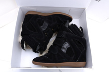Isabel Marant black suede sneakers