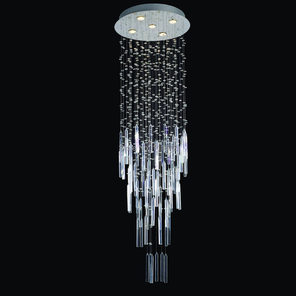 Acquista all'ingrosso online design moderno lampadario di ... Lampadari moderni cristallo e acciaio