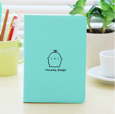 Гаджет  2015 Cute Kawaii Notebook Cartoon Molang Rabbit Journal  Diary Planner Notepad for Kids Gift Korean Stationery Three Covers None Офисные и Школьные принадлежности