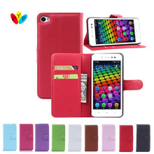 Hot Selling Lenovo S90 Case Wallet Style PU Leather Case for Lenovo Sisley S90 with Stand Function and Card Holder 9 Color