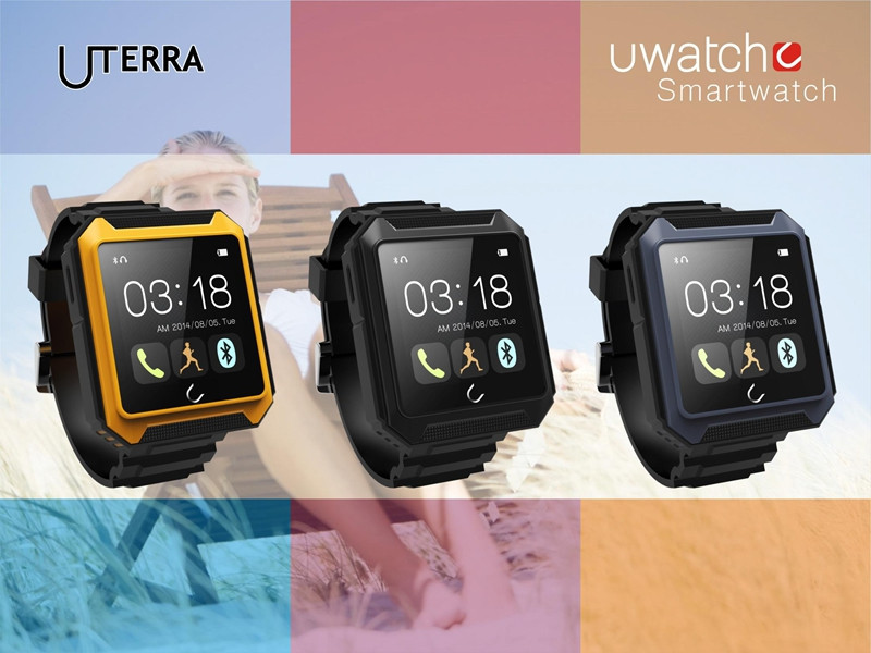 Wholesale IP68 Waterproof Compass Bluetooth Watch Uterra Smart Watch Android Smartwatch Uwatch for iPhone Samsung Sony HTC Smart