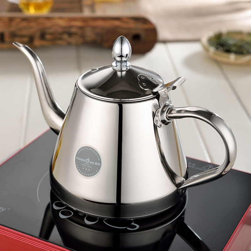 kettle cooker dedicated non-magnetic stainless steel kettle pot flat A Code...