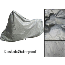 Size L 220*99*124cm Motor Motorcycle Silver Covering Waterproof Dustproof Scooter Cover UV resistant Car Motorbike Covers