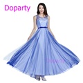 Doparty XS2Formal Long Dinner Blue Mother of the Bride Special Occasion A line Engagement Evening Dresses