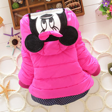 2015 children outerwear cotton winter Hooded coats Jacket Kids Coat children winter Girls clothing sets Down