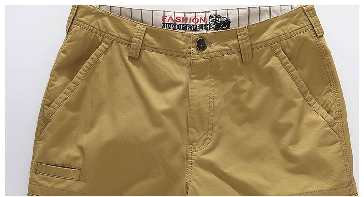 2015 New Summer Breathable Yellow Red Casual Pure Cotton Shorts Large Fashion Beach Army Plus Size Brand AFS JEEP 30~40 42 44 (8)