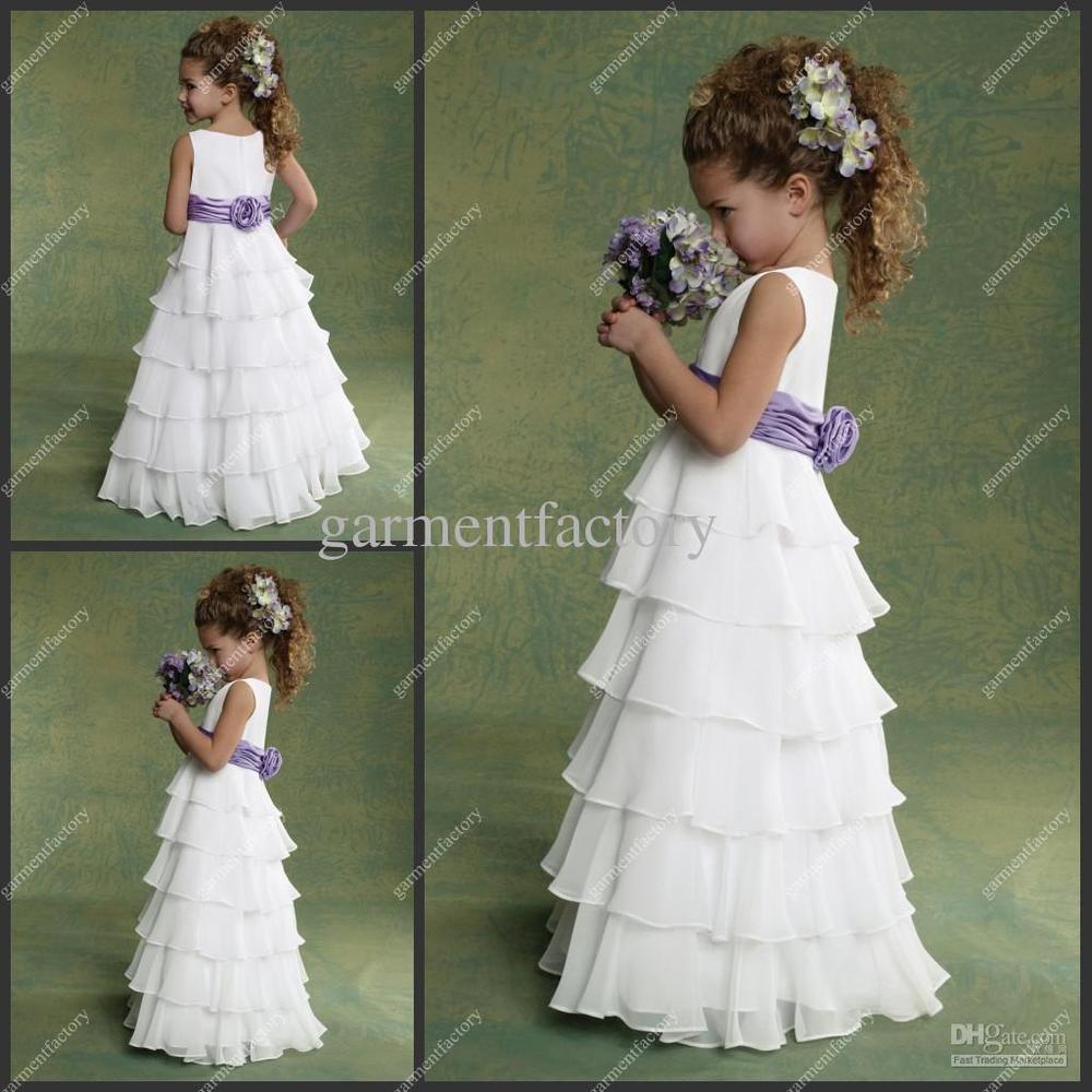 wholesale purple flower girl dresses kids wholesale purple flower girl dresses kids