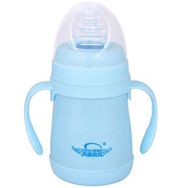 Handle Feeder For Baby Feeding Bottle Stainless Steel Milk Bottles Baby Nursing Bottle Keep Warm 4Hours Sippy Cups With Handle (9)