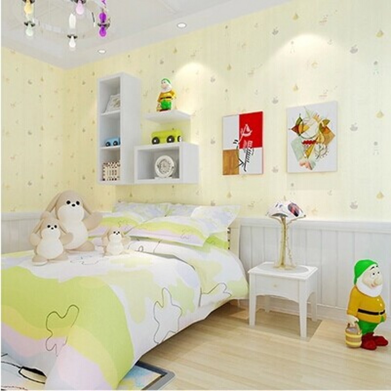 Small children's bedroom wallpaper cartoon children's room non-woven wallpaper sailboat  papel de parede  3d wallpaper