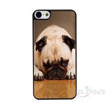 For iphone 4/4s 5/5s 5c SE 6/6s 7 plus ipod touch 4/5/6 back skins mobile cellphone cases cover Bored Pug Custom Design