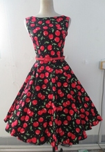 Free Shipping Retro Swing Tartan Dress 3 Colours Vintage 50s Rockabilly Party Pin Up Dress