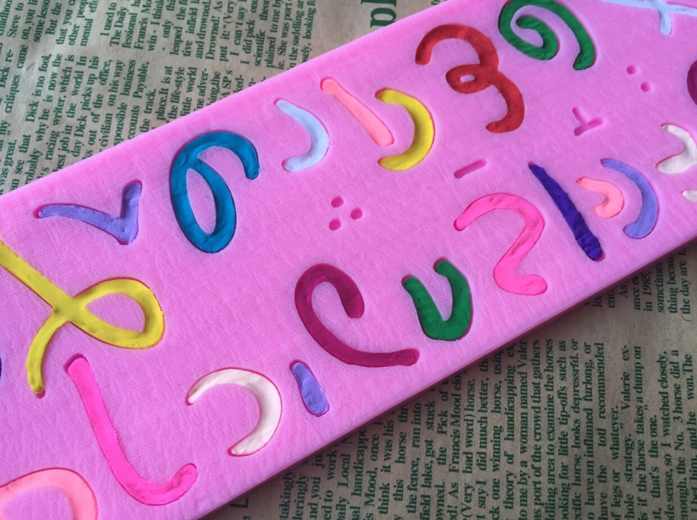 Aliexpress.com : Buy 1PCS Long Size Israel Letters Shape ...