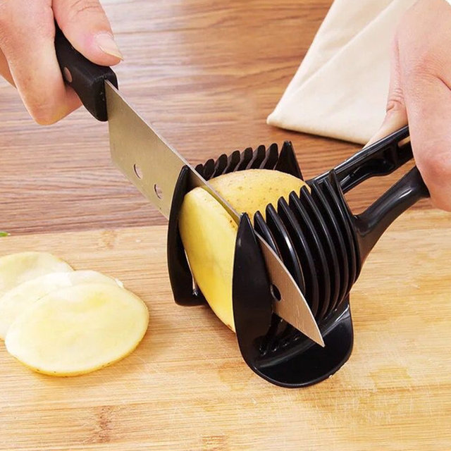 Кухня гаджет Lemon Томатный Картофель Slicer Многофункциональный Яйцо Питание Клип Умный Лук Резак Салат Кухня Аксессуары Для Приготовления