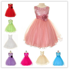 2-10Y Flowers Dress for baby Girls for Wedding and Party Summer Baby Clothes Princess Party Kids Dresses For Girl Infant Costume