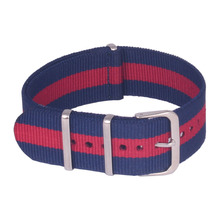 Caliente clásico Retro reloj 16 mm ejército marina militar rojo tela otan tejidas de Nylon correa de reloj de correa banda hebilla de cinturón de 16 mm accesorios
