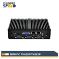 Fanless Mini PC Intel Celeron J1800 J1900 4 COM Port Serial Port Dual LAN PFsense VPN