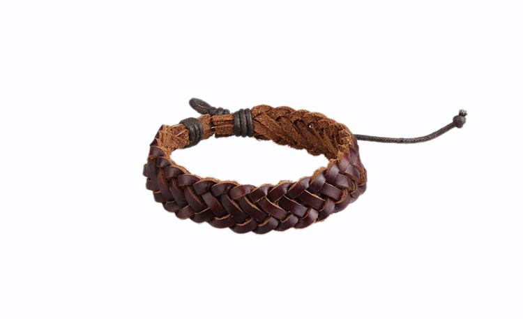 Free shipping 100 Genuine Cowhide Leather bracelet men for women 2015 wholesale fashion leather jewelry