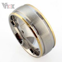 18K gold plated rings 316L Stainless Steel men women jewelry Free shipping wholesale