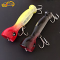 Free Shipping 2 pieces 130mm 50g popper lures saltwater