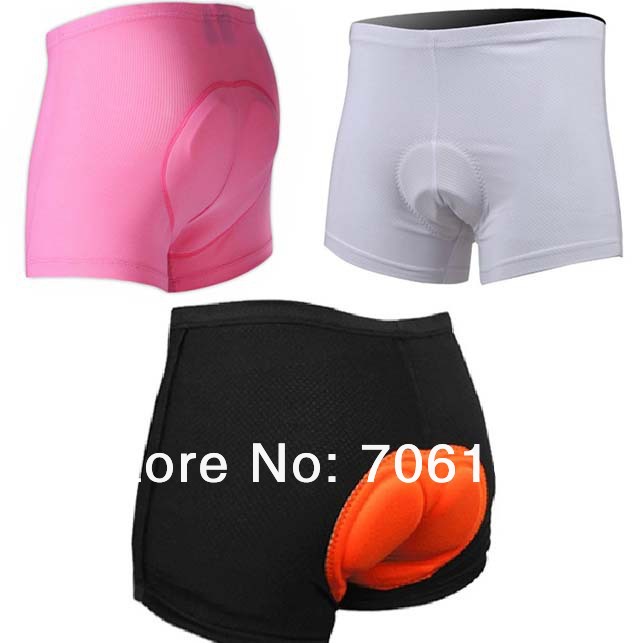 New women & man 3 colors Cycling Underwear Gel 3D Padded Bike/Bicycle Shorts M-3XL