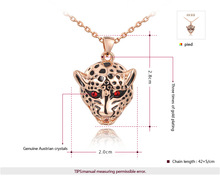 2015 Roxi new design statement necklace Leopard head gold plated necklaces women fashion jewlery 