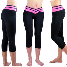 AliExpress Foreign women exercise seven milk silk thin hip stretch leggings