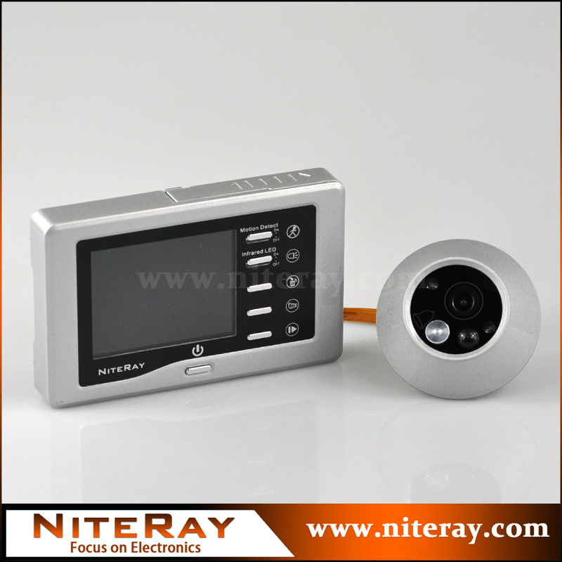 High sensitive digital peephole eye door camera video door viewer with motion sensor for home security
