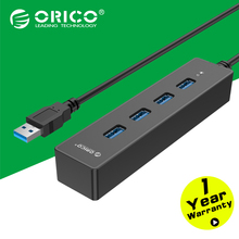 ORICO W8PH4-BK Portable 4 Ports USB 3.0 HUB for Laptop/Ultrabook with Vl812 Chipsets for Notebook/Desktop-Black