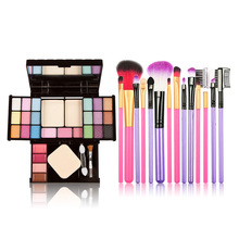 25 Color Makeup Palette Combination and 7 PCS Makeup Brush gib