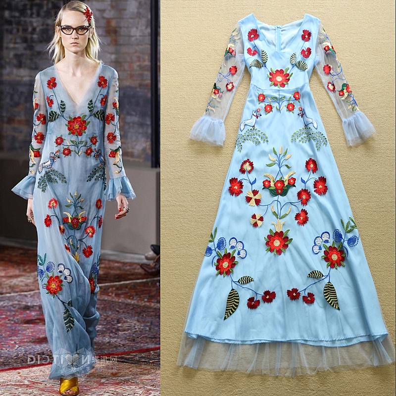 2015 Autumn Dress New Fashion Style Brand Women Turn-down Collar Geometric Print Long-Sleeve Button Patchwork Slim Fit OL Dress