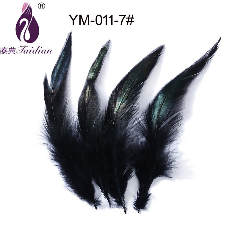Natural rooster feather dyed plumage Ym-011-7#