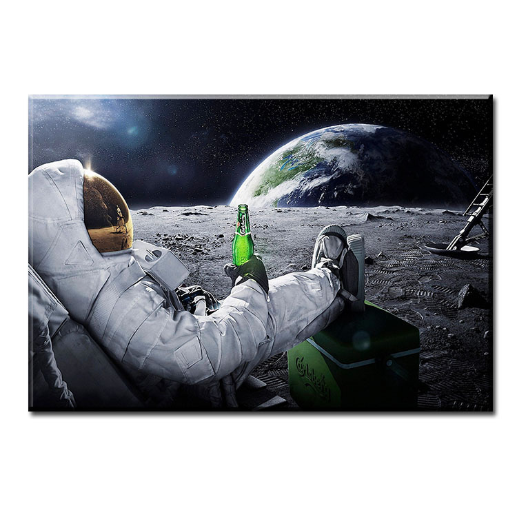 dp artisan space drinking on the moon wall painting print on canvas for home decor oil - Artisan Home Decor dp artisan space drinking on the moon wall painting print on canvas for home decor oil - Artisan Home Decor